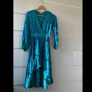 SPELL & The Gypsy “Jewel Soirée Dress” in Emerald Size XXS - NEW WITH ORIG TAG